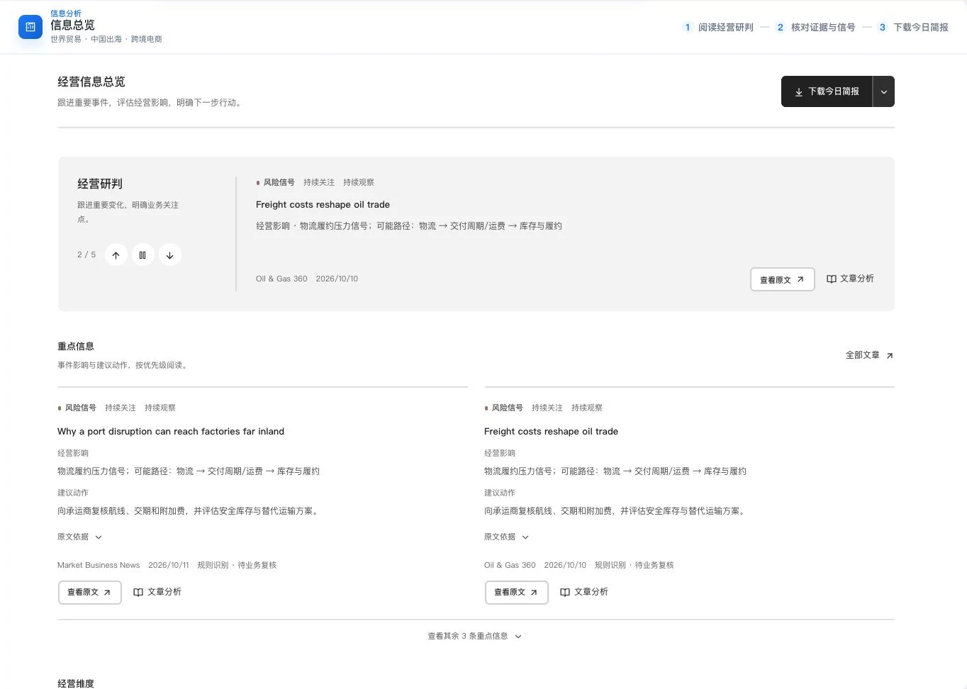 灵动谷经营信息总览真实资讯样本,含经营影响建议核验动作来源日期和原文入口